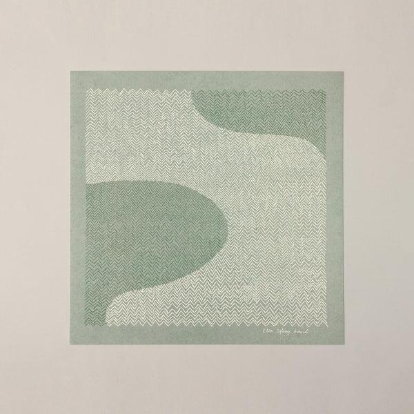 a good view | SUOMI (light blue) | 30x30cm 北欧 アートポスター おしゃれ リビング スオミ エリザ デフォッセ・菊地