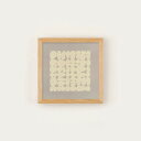 a good view | ストーンズグリッド グレー | 20x20cm フレームセット 北欧 アートポスター エリザデフォッセ・菊池
