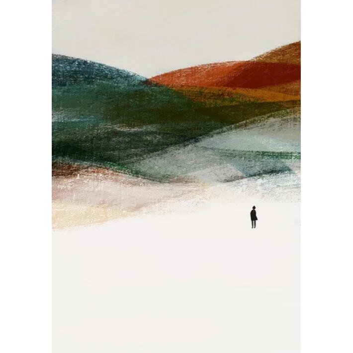 樂天商城 - BLANCA GOMEZ | OVER THE MOUNTAINS PRINT | A3 アートプリント/ポスター 北欧 スペイン イラスト ブランカゴメス