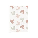 【お取り寄せ/納期約2ヶ月】DISNEY | Mickey Mouse Beige Pattern | 4サイズ展開 アートプリント/ポスター | ディズニー ...