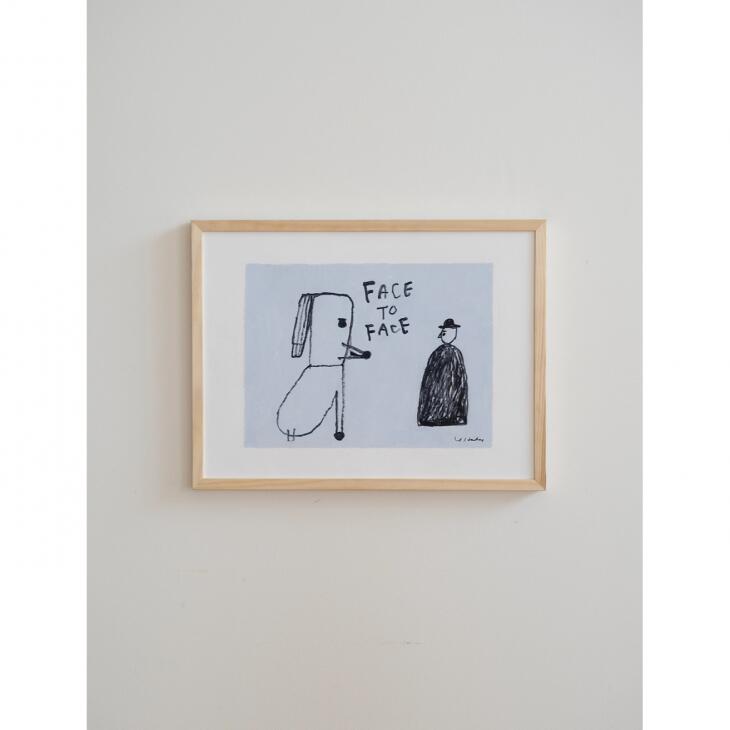 FINE LITTLE DAY | FACE TO FACE | アートプリント/ポスター (30x40cm) 北欧 インテリア デザイン リビ..