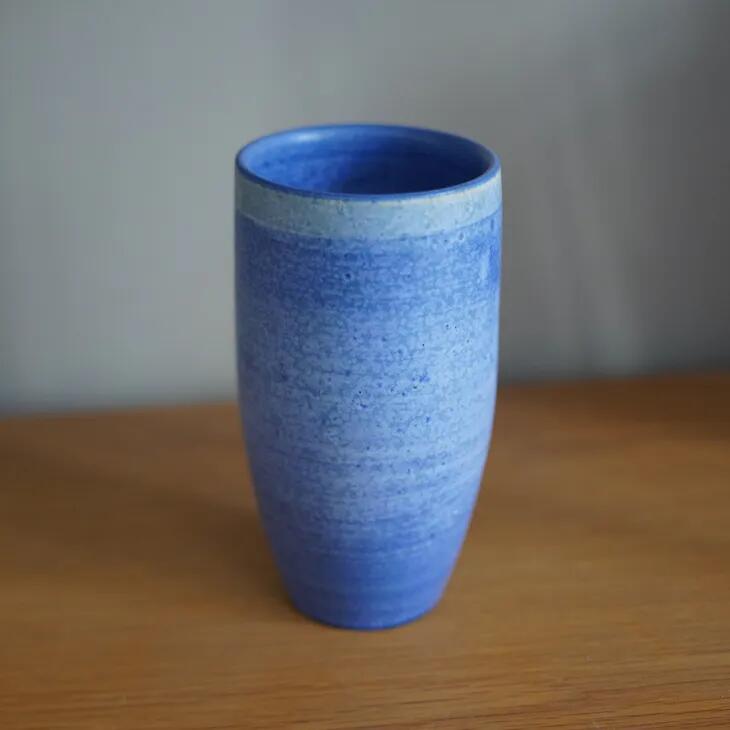 Mobach (by Piet Knepper) | Vintage Germany flower vase (light blue) | フラワーベース | ドイツ ヴィンテージ 花瓶