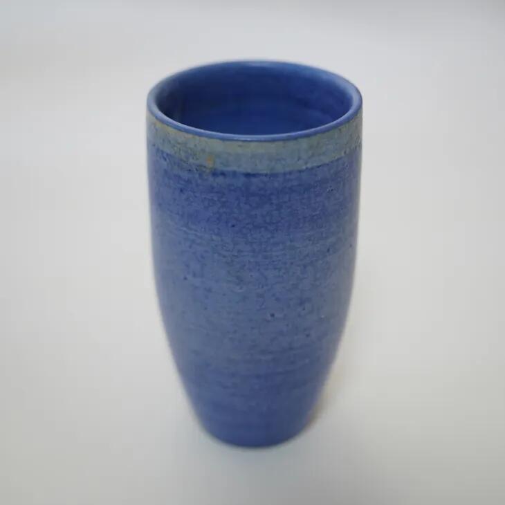 【スーパーSALE限定プライス】Mobach (by Piet Knepper) | Vintage Germany flower vase (light blue) | フラワーベース | ドイツ ヴィンテージ 花瓶