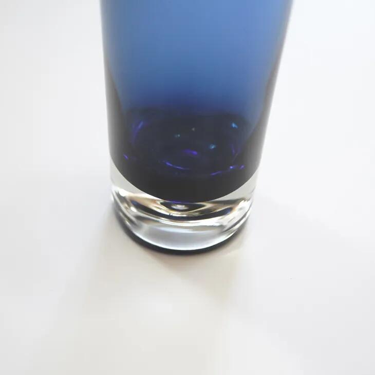 Nuutajarvi (by Kaj Franck) | KF 287 glass vase (smoke blue) H27 | 北欧ヴィンテージ ガラス フィンランド ヌータヤルヴィ [2]