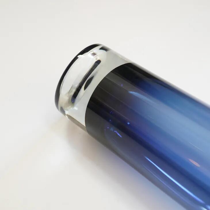 Nuutajarvi (by Kaj Franck) | KF 287 glass vase (smoke blue) H27 | 北欧ヴィンテージ ガラス フィンランド ヌータヤルヴィ [3]