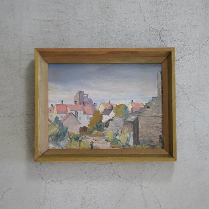 ��ǯ�ۤ�������ʡ�ޥ������ER.OLSSON. (ER.���륽��) | Visby City | Oil painting ���� �̲� ���������ǥ� �ߥåɥ���...