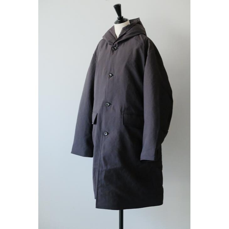 【年越し・新春福袋セール】miffew (ミフュー) | HOODED LONG DOWN COAT (charcoal) size 3 | アウター ダウン コート シンプル お洒落