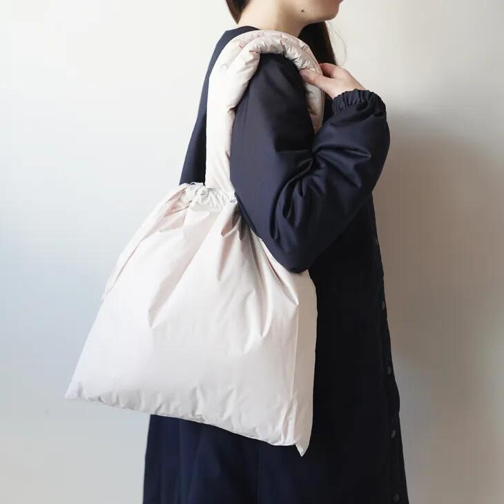 Rakuten - the3 | Cloud tote (white) | トートバッグ キルティングバッグ 巾着トート 中綿 撥水 ホワイト 白