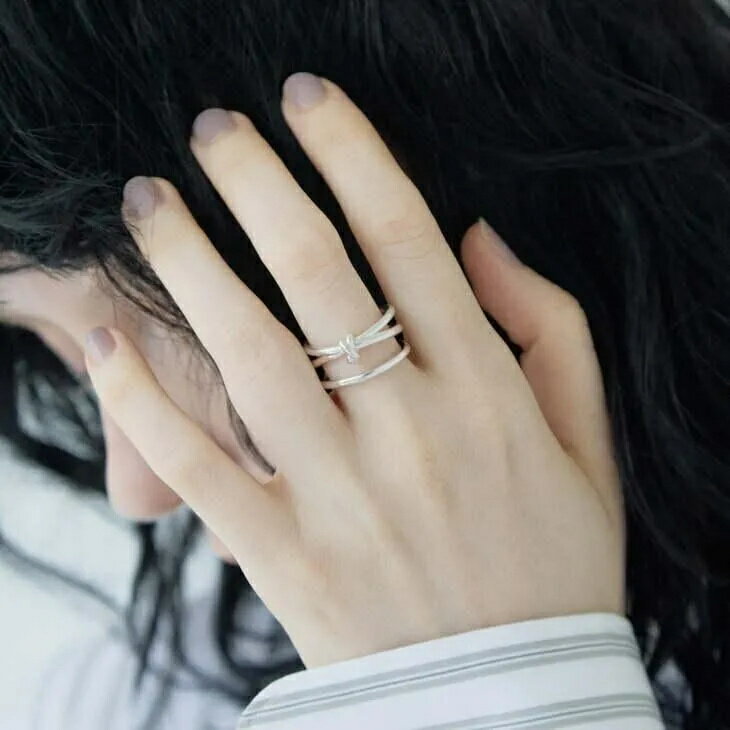 樂天商城 - [aura] (オーラ) | THREE LINE FREE RING (silver) | アクセサリー リング シルバー SILVER925