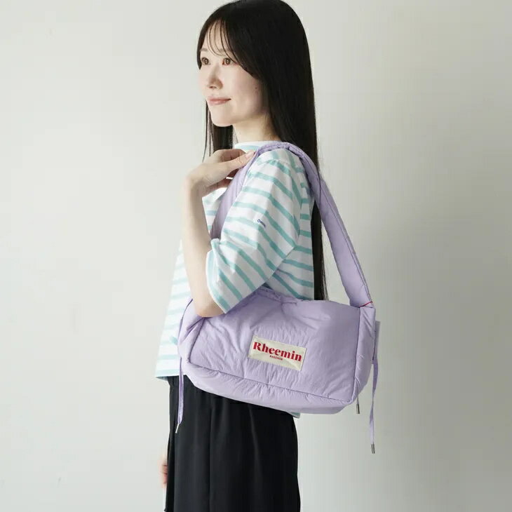 樂天商城 - Rheemin (リーミン) | BASAK Bundle NUGGET SMALL (lavender fiz) | ショルダーバッグ ナイロンバッグ 韓国