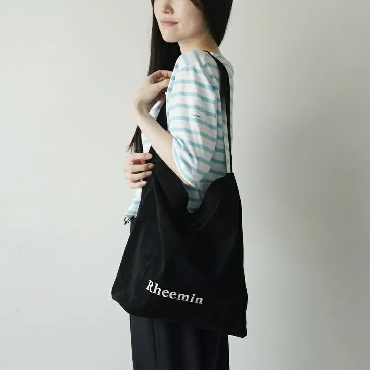 樂天商城 - Rheemin (リーミン) | SUEDE LETTER BAG (black) | スウェードレターバッグ トートバッグ 韓国