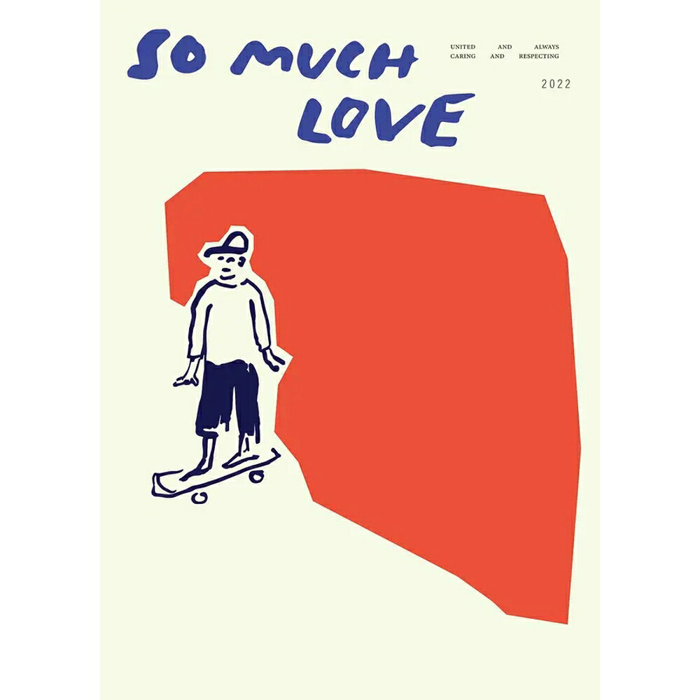 PAPER COLLECTIVE | SO MUCH LOVE - SKATEBOARD (All The Way To Paris) | 30x40cm アートプリント アートポスター ポスター アート デザイン インテリア リビング ペーパーコレクティブ 北欧 デンマーク コペンハーゲン おしゃれ モダン シンプル ナチュラル