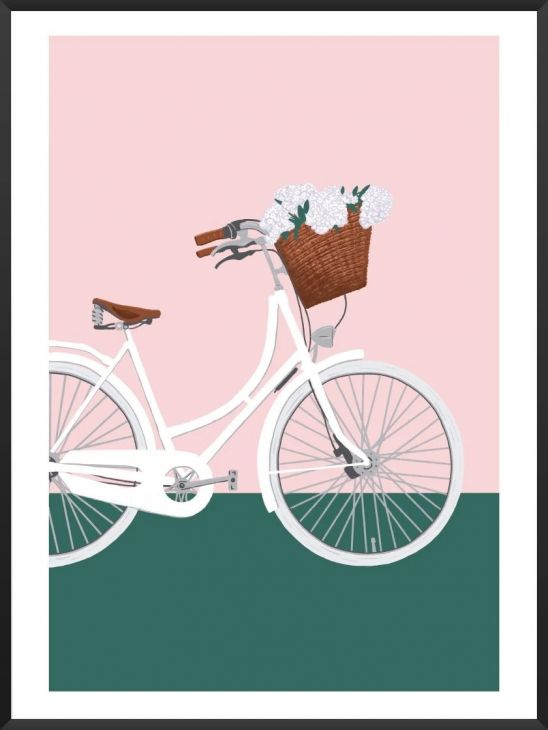 PROJECT NORD | BIKING INTO SPRING POSTER | アートプリント/ポスター (50x70cm)【北欧 デンマーク おしゃれ】