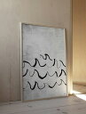 FINE LITTLE DAY | WAVE POSTER | アートプリント/アートポスター (50x70cm) 北欧 雑貨 インテリア リビング おしゃれ ...