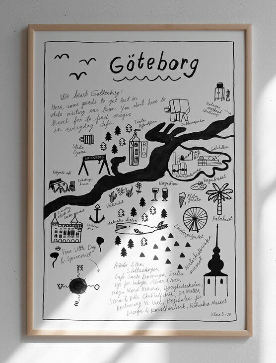 FINE LITTLE DAY | GOTHENBURG POSTER | アートプリント / アートポスター (50x70cm) 北欧 雑貨 インテ..