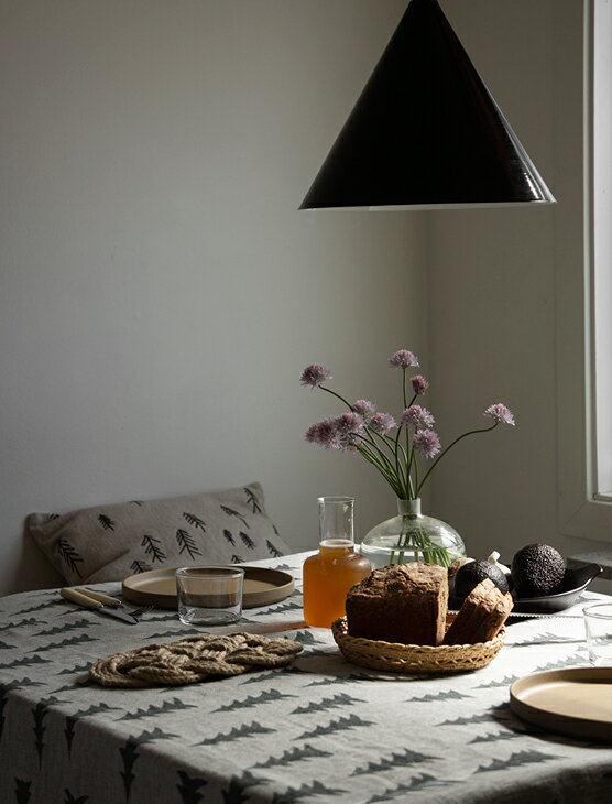 FINE LITTLE DAY | GRAN TABLECLOTH - DARK GREEN/WHITE (147x250cm) (no.75112-52) | ơ֥륯 ̲ ͥ ʥ ơ֥륯 ̲ ơ֥륯  ơ֥륯 襤 ơ֥륯  ƥꥢ ̲  ̲ ߤ ̵