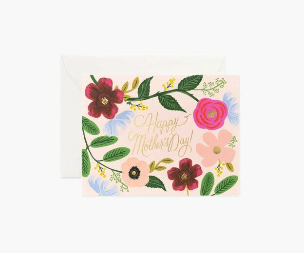 RIFLE PAPER CO. | WILDFLOWERS MOTHER'S DAY (GCHM17) | グリーティングカード【ライフルペーパー 母の日 手紙...