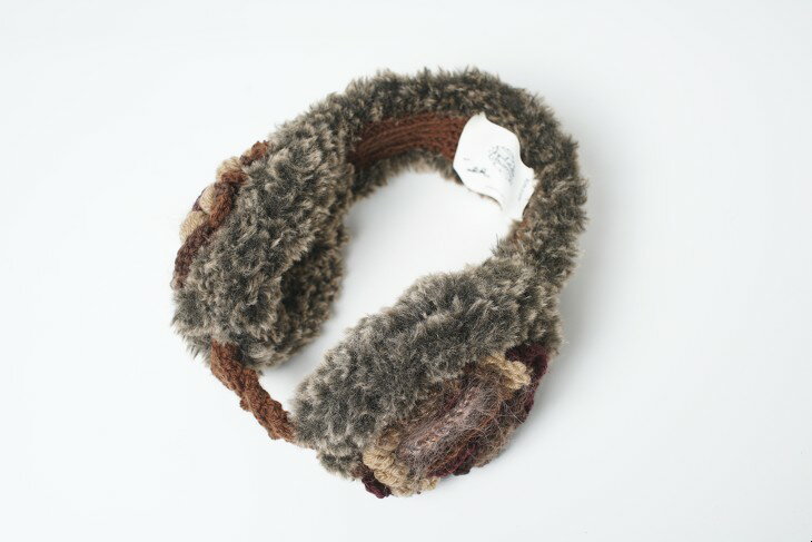 【SALE セール】bedsidedrama | Ear Muff Hair Band (brown) | 送料無料 イヤーマフ 防寒 ベッドサイドドラマ