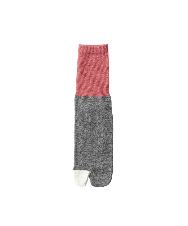 TRICOTE | LAME HEATHER TABI SOCKS (black) | 靴下 ソックス トリコテ