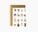 RIFLE PAPER CO. | PARTY PUPS BIRTHDAY (GCB078) | 誕生日祝い | グリーティングカード ライフルペーパー ステー...
