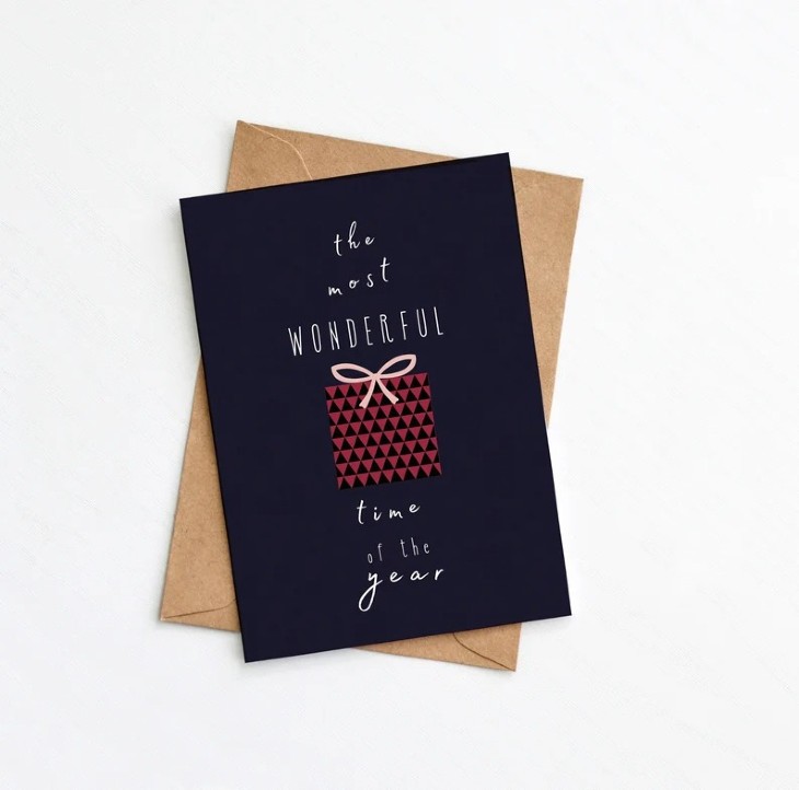 GREENWICH PAPER STUDIO | MOST WONDERFUL TIME OF THE YEAR CHRISTMAS CARD (GPS-42) | グリーティングカード クリスマス