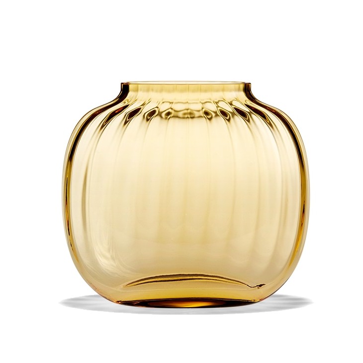 HOLMEGAARD (ホルムガード) | PRIMULA オーバルベース (アンバー) | 送料無料 フラワーベース インテリア 北欧のサムネイル