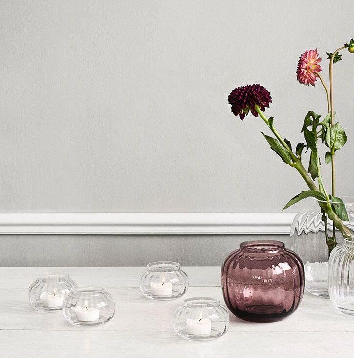 北欧雑貨と音楽 HAFEN ハーフェンのHOLMEGAARD (ホルムガード) | PRIMULA ティーライトホルダー (クリア) | キャンドルホルダー インテリア 北欧｜アングル2