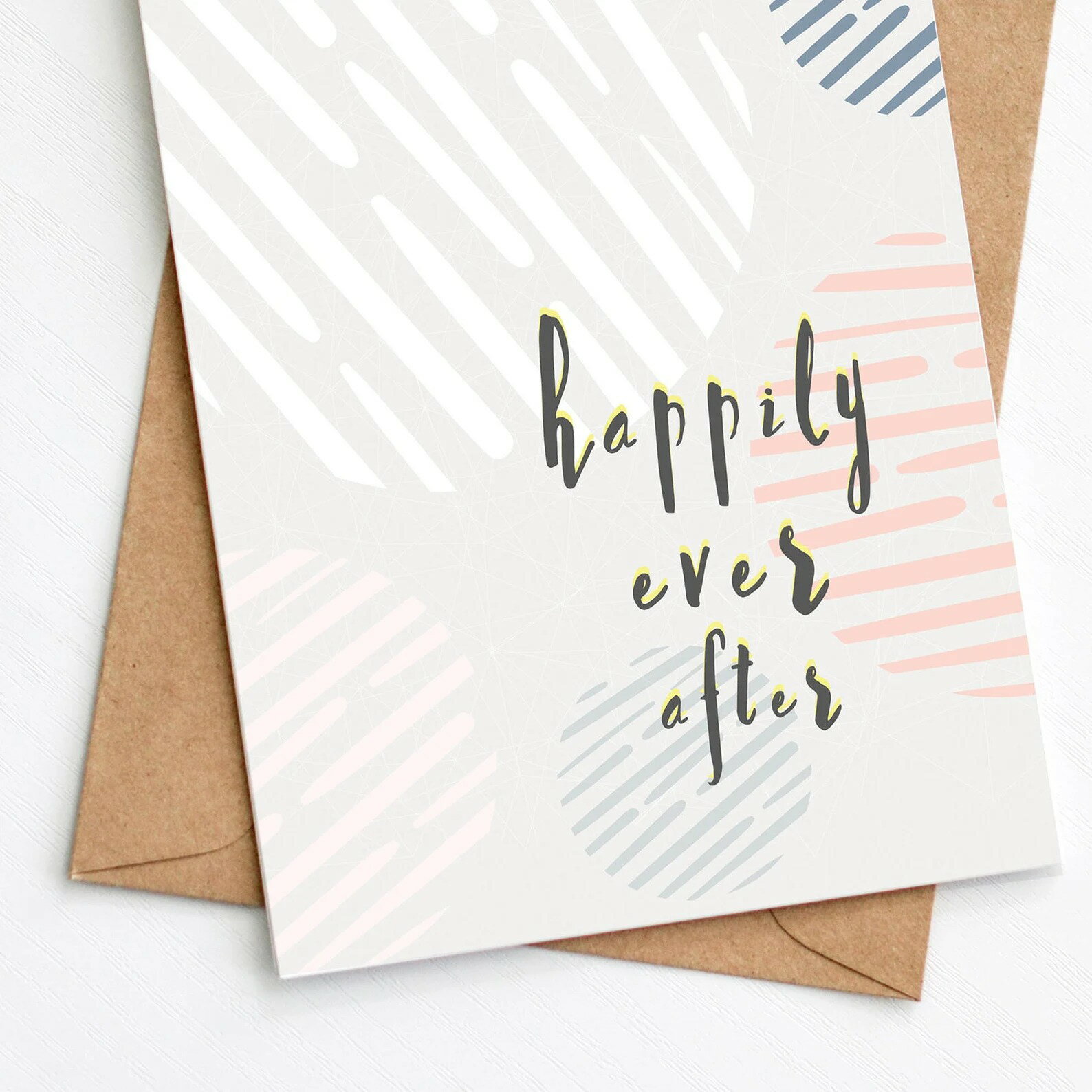 GREENWICH PAPER STUDIO | HAPPILY EVER AFTER CARD (GPS-23) | グリーティングカード ウェディング 結婚式
