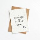 GREENWICH PAPER STUDIO | WELCOME LITTLE ONE CARD (GPS-19) | グリーティングカード 出産祝い