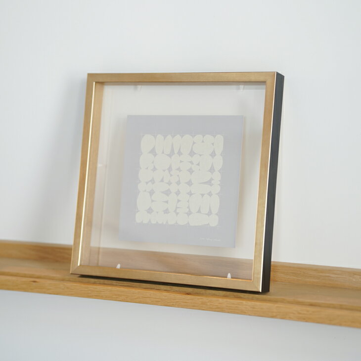 【30x30cm】A.P.J. | クリアボックスフレーム 20角サイズ (シャンパンゴールド/ヘアラインシルバー) | 木製額縁 | 30角サイズ 300x300mm 正方形 ナチュラル ギフト 誕生日プレゼント 写真 フォトフレーム インテリア ポスターフレーム フレームのみ 額 北欧 ウッドフレーム