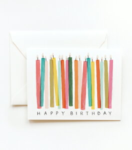 RIFLE PAPER CO. | BIRTHDAY CANDLES (GCB007) | バースデー | グリーティングカード