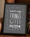 【SALE セール】OLD ENGLISH CO. | AMAZING THINGS PRINT (WHITE/CHARCOAL BACKGROUND) | A...
