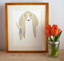 GINGIBER | BEAGLE ART PRINT | アートプリント/ポスター【レターサイズ】