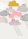 【SALE セール】ELOISE RENOUF | PASSING SHOWER PINK | A3 アートプリント/ポスター 【北欧 シンプル おしゃれ】