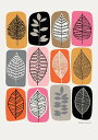 【SALE セール】ELOISE RENOUF | LEAF BLOCKS | A4 アートプリント/ポスター 【北欧 シンプル おしゃれ メール便送料無料】