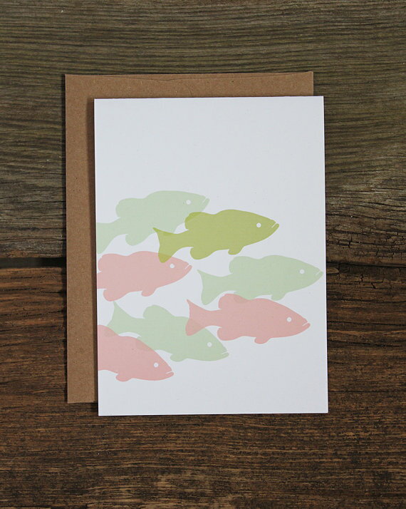 MODERN PRINTED MATTER | FISH | グリーティングカード