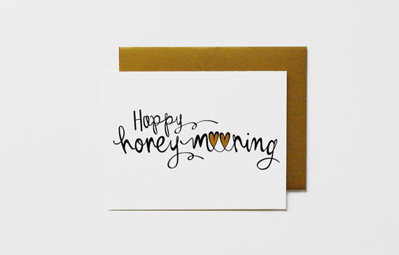 PAPERFELT PAPER GOODS | HAPPY HONEYMOONING | グリーティングカード