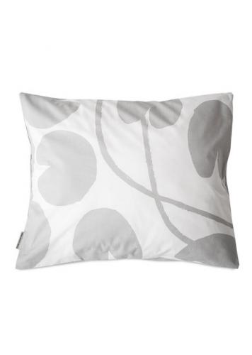 FINE LITTLE DAY | WATER LILIES PILLOW CASE - WHITE/GREY (no.1080-PC) | 枕カバー/ピローケース