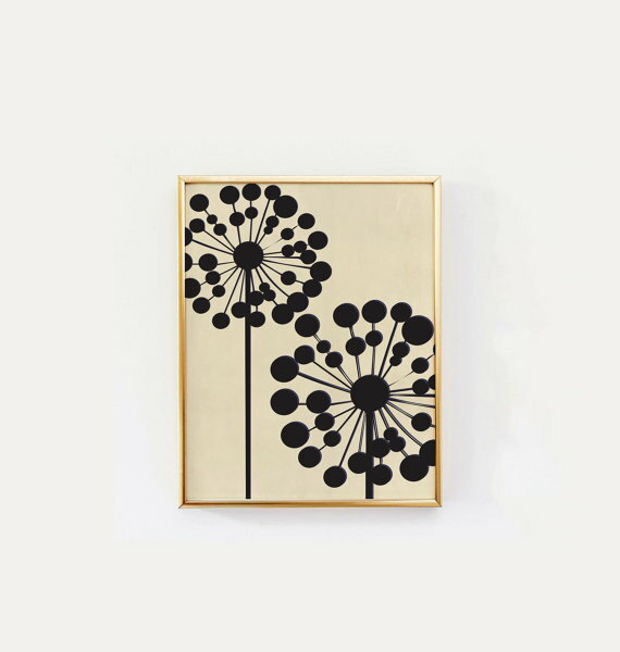 LOVELY POSTERS | BLACK DANDELION | ȥץ/ȥݥ (50x70cm) ̲ ץ ޯ   ä ͵ ȥ   礭 襤 ե ץ쥼