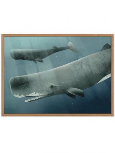 【SALE セール】HUMAN EMPIRE | DIETER BRAUN | WHALE #2 | ポスター 50x70cm 