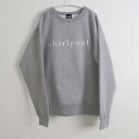 school whirlpool SWEATSHIRT (heather grey) 裏起毛スウェット Mサイズ