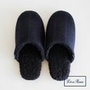 【SALE セール】HORN PLEASE | ルームシューズ ディムリー ストライプ (navy) | ルームシューズ (MENS)