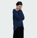 【SALE セール】CEREMONY | Women sweatshirt (navy blue) | トップス【ネイビーブルー カジュアル 長袖 レディース】