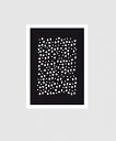 LACE & STRIPES | PEAS PRINT (black) | A4 アートプリント / ポスター【メール便送料無料】
