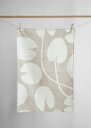 FINE LITTLE DAY | WATER LILIES TEA TOWEL - SAND/WHITE (no.89100-1) | キッチンクロス (49...
