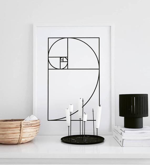 STUDIO FAZZOLETTO | THE GOLDEN RATIO | アートプリント/ポスター (50x70cm)【北欧 デンマーク シンプル おしゃれ】