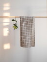 楽天北欧雑貨と音楽 HAFEN ハーフェンFINE LITTLE DAY | RUTIG JACQUARD WOVEN TEA TOWEL - BROWN （47 x 70 cm） | キッチンクロス （no.37112-1）【北欧 リネン インテリア シンプル おしゃれ】