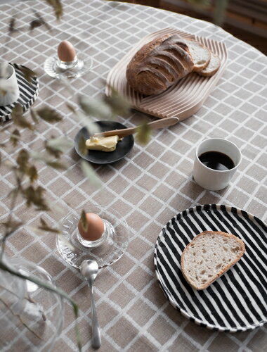 SALE  FINE LITTLE DAY | RUTIG JACQUARD WOVEN TABLECLOTH - BROWN (147x250cm) (37112-52) | ơ֥륯̲ ͥ å ƥꥢ ץ 