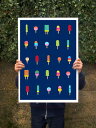 【オーダーメイド】ANEK | Ice Cream Heaven Poster | アートプリント/ポスター (50x70cm)【北欧 カフェ レストラン イン...