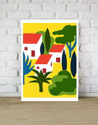 【オーダーメイド】ANEK | Yellow Afternoon Poster | アートプリント/ポスター (50x70cm)【北欧 カフェ レストラン インテリア おしゃれ】